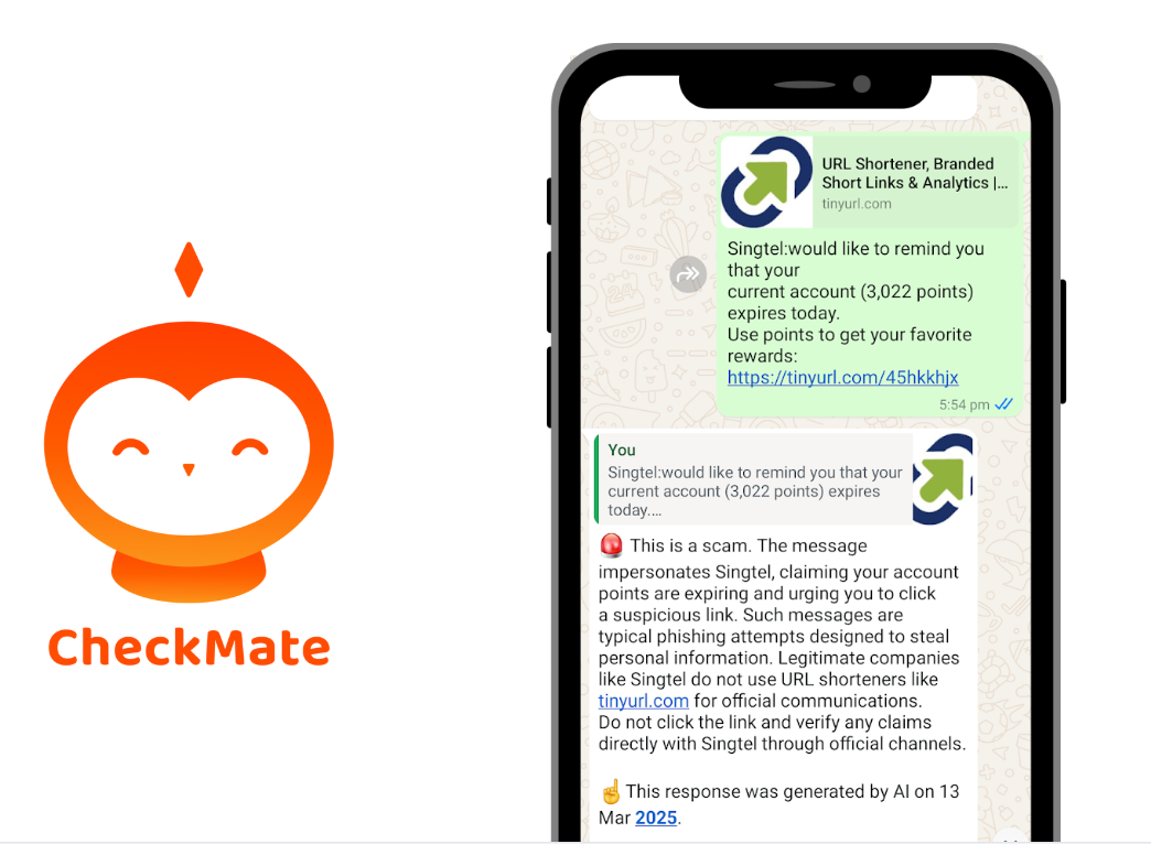 Example of a check using GenAI
